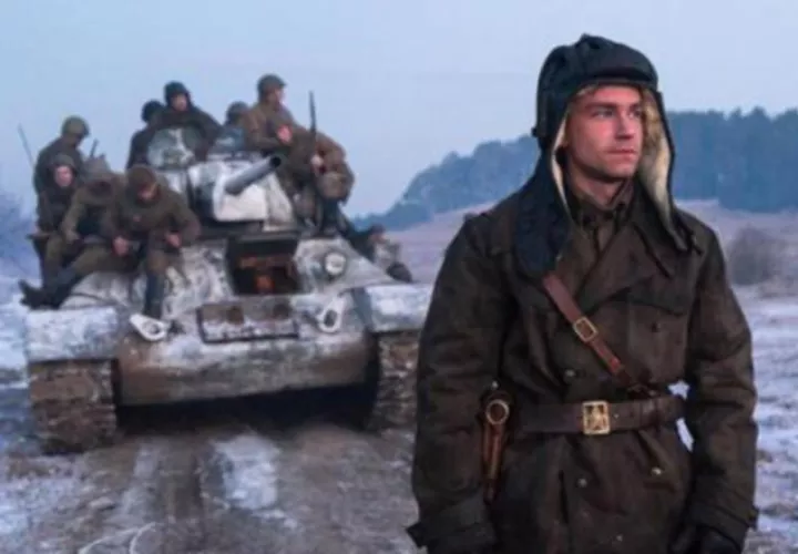 Escena de la película T-34.