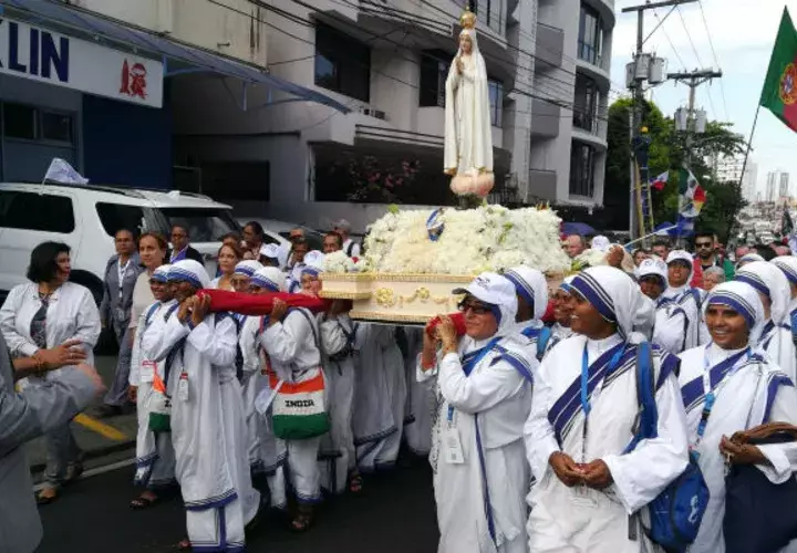Nuestra Señora de Fátima en JMJ Panamá. Foto/Cortesía