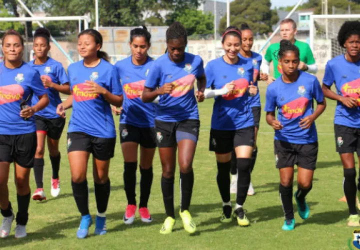 Equipo femenino panameño. Foto:Fepafut