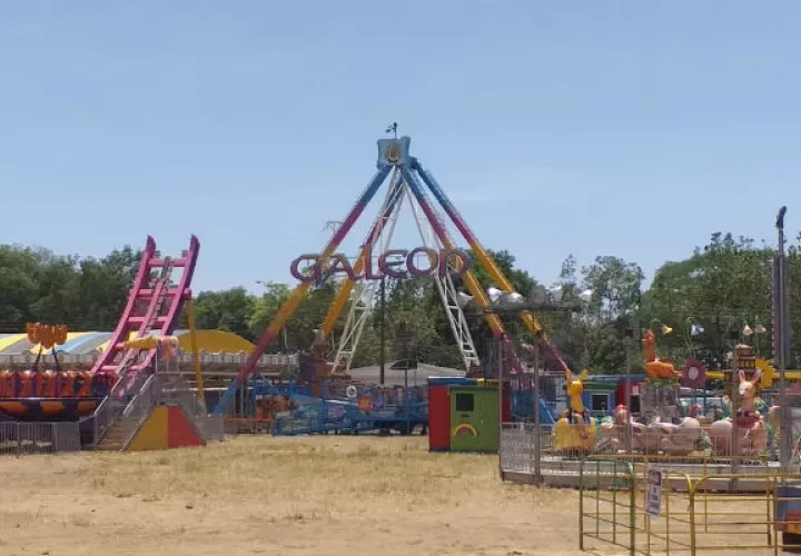 Este año por primera vez en la feria de David, cuenta con el Play Land Park. Foto: Mayra Madrid.  