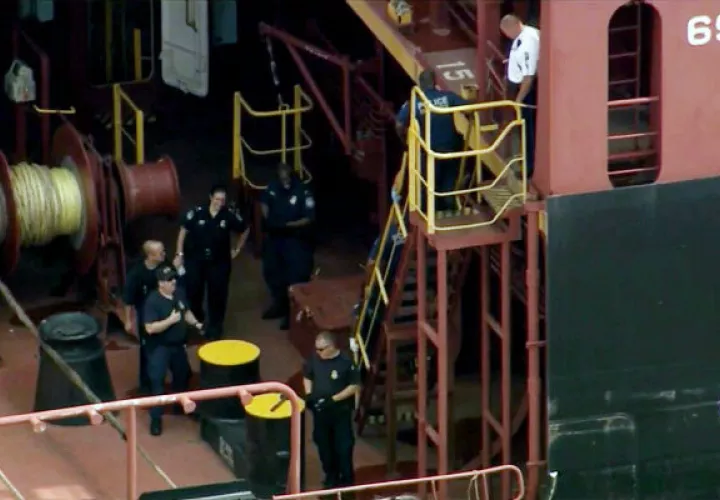 Sitios web que rastrean naves indican que el buque confiscado en Filadelfia, llamado MSC Gayane, navega con bandera de Liberia y llegó a la ciudad después de las 5 de la mañana del lunes.