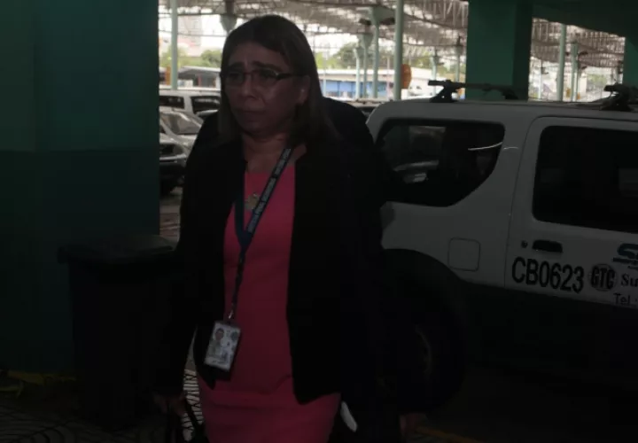 Fiscal Elizabeth Carrión, quien fue multada por revelar el nombre del testigo protegido. Foto de Víctor Arosemena.