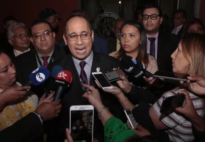 Aurelio Vásquez, fiscal del Ministerio Público, quien actúa dentro de este juicio oral. Foto de archivo