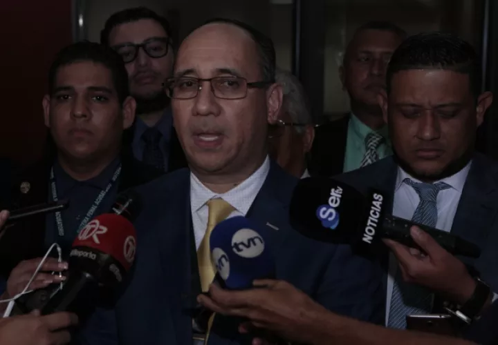 Fiscal Aurelio Oliver Vásquez, quien ha tomado la vocería por parte del Ministerio Público en el juicio oral seguido a Ricardo Martinelli.