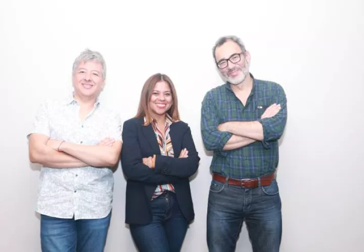 Jurado 2018. Gustavo Pazmín Perea,  Cynthia Weisner y Edgar San Juan Padilla.  Cortesia.