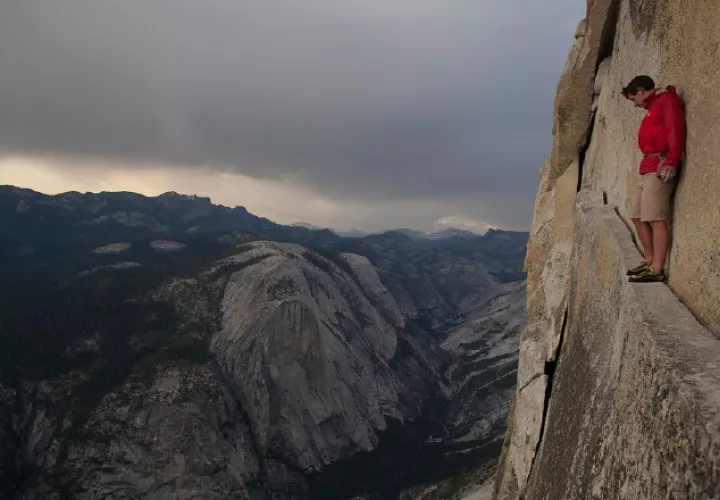 Una escena de 'Free Solo', que está en carrera para un Óscar. https://rocanbolt.com