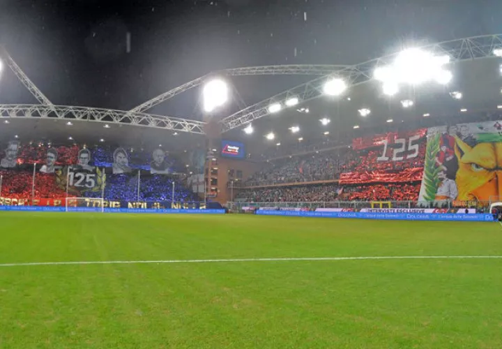 Estadio Luigi Ferraris es utilizado por el Génova y Sampdoria. Foto Genoa Cricket & Football Club
