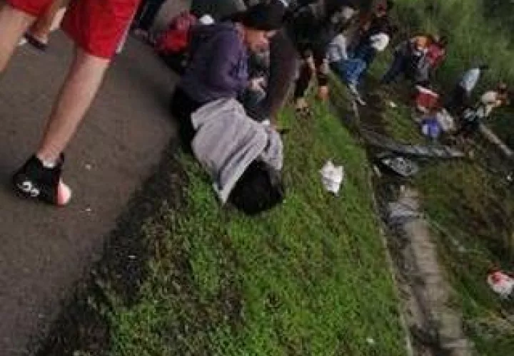 El accidente de tránsito se registró a la altura del sector conocido como  Arimae.