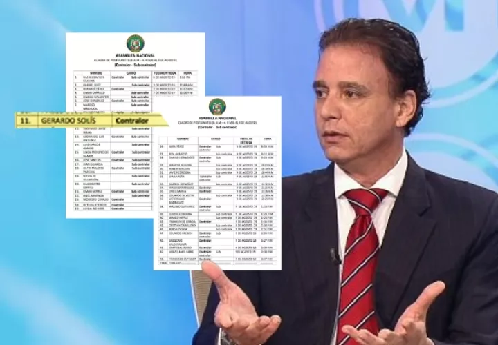 Gerardo Solís aparece de número 11 en lista de los  postulados.  Foto de twitter