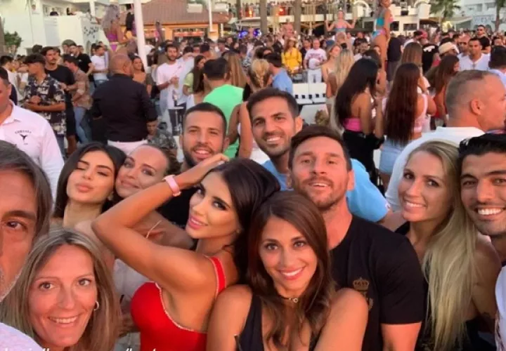 Messi disfruta los últimos días de sus vacaciones.