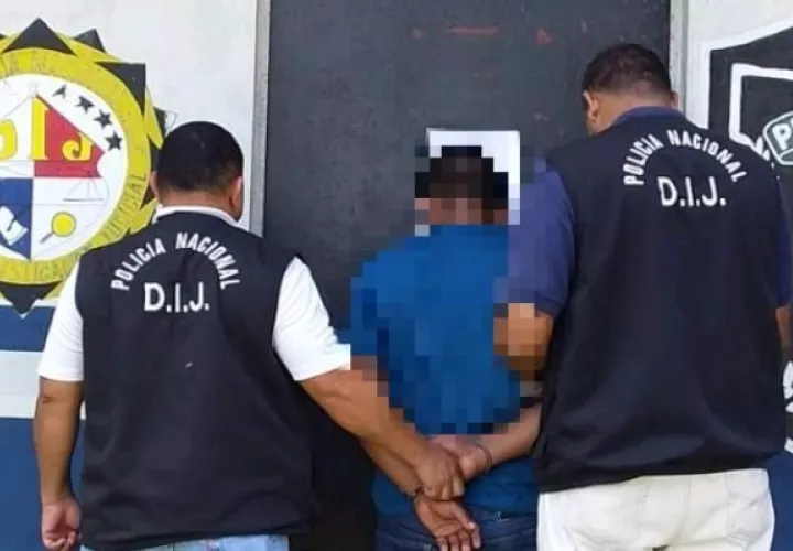 El sujeto de 34 años de edad, fue capturado en el sector de San Isidro próximo a la frontera de Paso Canoas entre Panamá y Costa Rica. Foto/Mayra Madrid