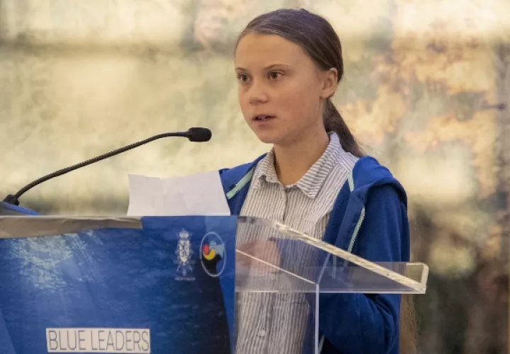 Greta Thunberg, presentó un contundente discurso ante los líderes mundiales haciendo un llamado para frenar la destrucción del planeta. FOTO/AP