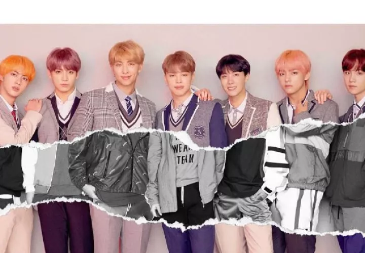 Grupo coreano BTS. 