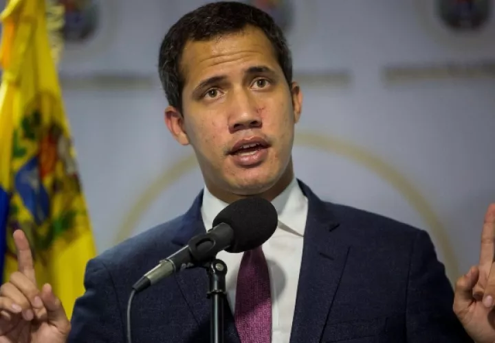 Juan Guiadó, presidente de la Asamble Nacional, no fue tomado en cuenta por los grupos minoritarios de la oposición para esta nueva etapa de diálogo. FOTO/EFE