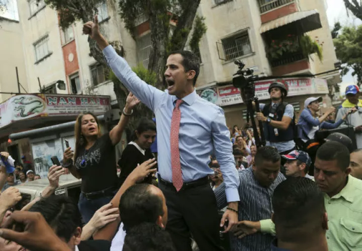 Guaidó dice que la "Operación Libertad" continúa. Foto: Archivo/Ilustrativa. 