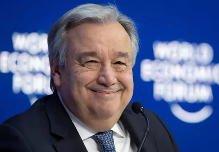 Antonio Gueterrez, secretario general de la ONU, también discutió sobre Venezuela en Davos. FOTO/EFE