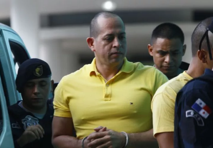 Hidadi Santos Saavedra al ingresar a una de las audiencias en el Sistema Penal Acusatorio. Foto de Edwards Santos