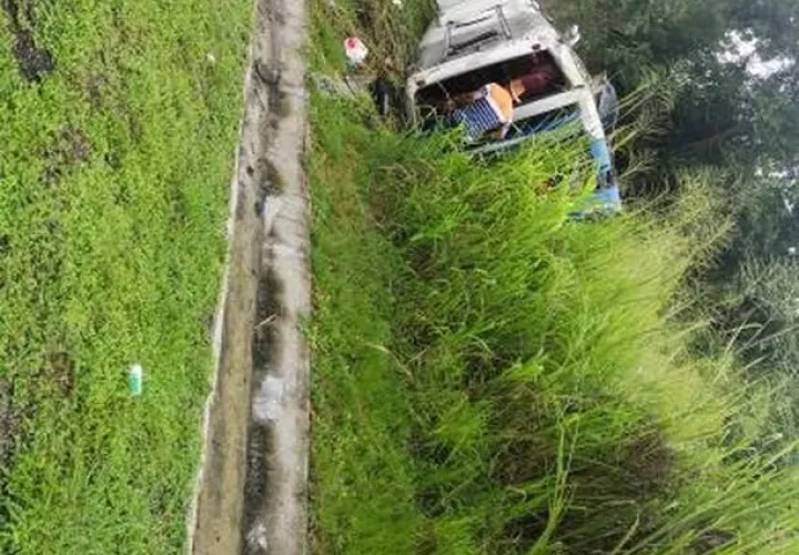 El accidente de tránsito se registró a la altura del sector conocido como  Arimae.