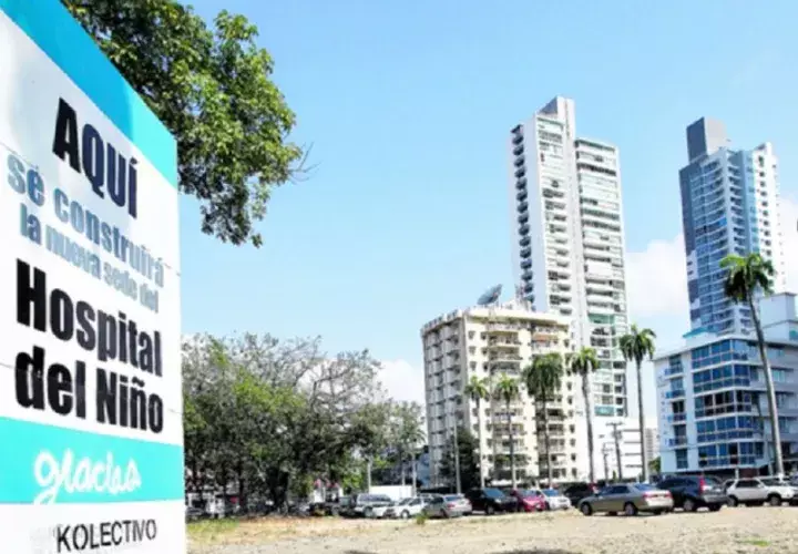 Reclamos afectan inicio en la construcción del nuevo Hospital del Niño. Foto: Panamá América.