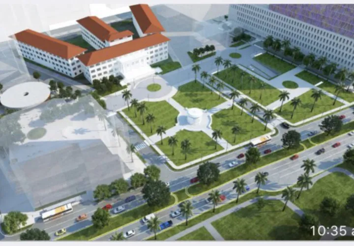 Concepto del nuevo hospital, revelado por el ministro de Salud. /Foto Twitter