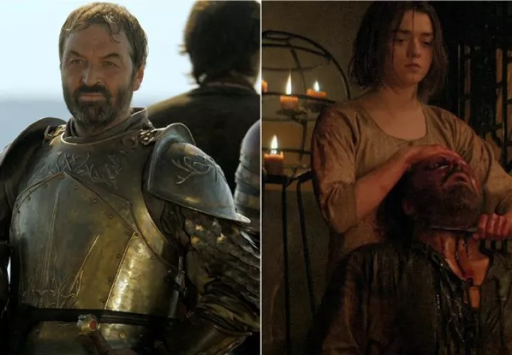 Ian Beattie como  "Ser Meryn Trant".  