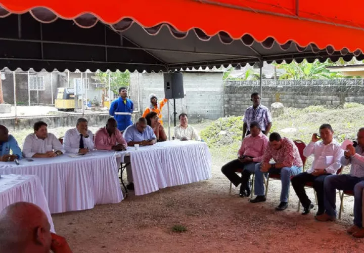 Reunión del Consejo Municipal del distrito de Colón. Foto: Diómedes Sánchez S. 