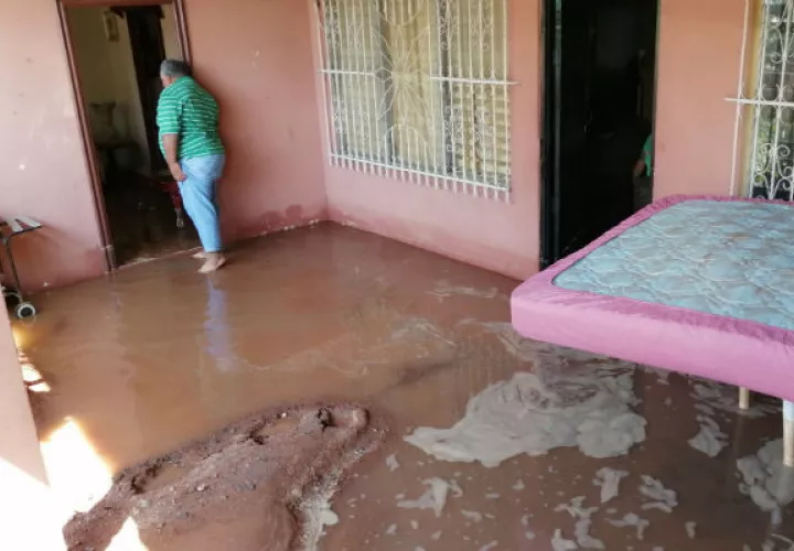 Se dieron pérdidas de enseres en el sector conocido como Mata de El Coco. Foto: Eric A Montenegro.  