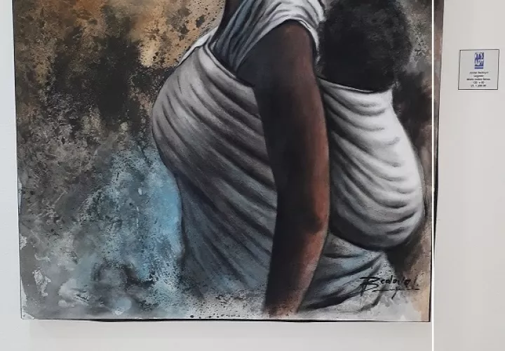 Otra de las obras de Javier Bedoya que apelan a viandantes en Soho. Foto: It'sArt Gallery.