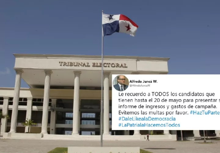El magistrado Alfredo Juncá pidió en su cuenta de Twitter cumplir con este requisito, para evitar multas.  Foto de Twitter