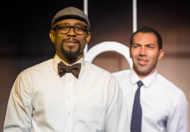 Luis Williams Morgan y Augusto Posso en "Los inocentes". Cortesía Teatro La Estación
