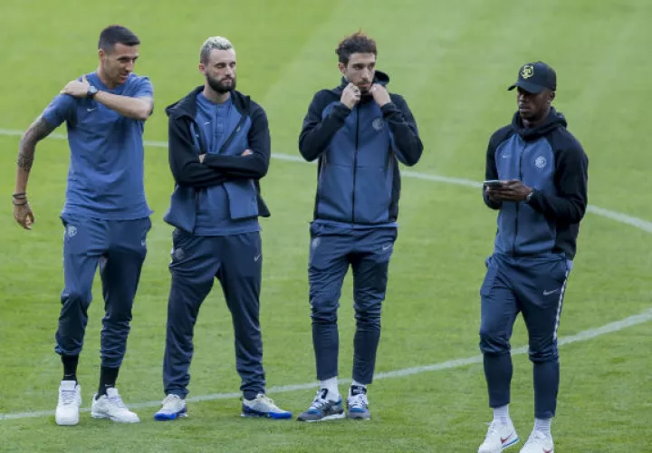 Jugadores del Inter. Foto:AP