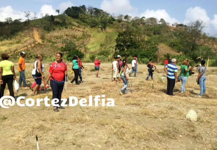 Terrenos invadidos. Foto/ Delfia Cortez