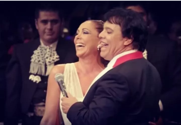 Isabel Pantoja y Juan Gabriel. Foto: Intagram