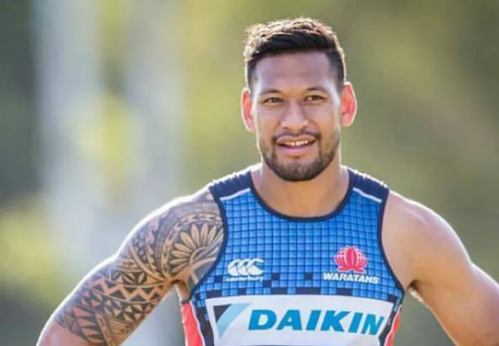 Israel Folau dice que no es homofóbico. Foto Instagram