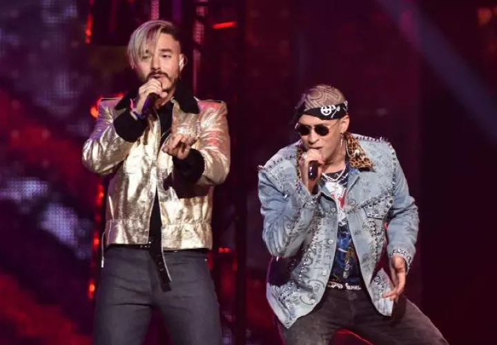 J Balvin y Bad Bunny. EFE