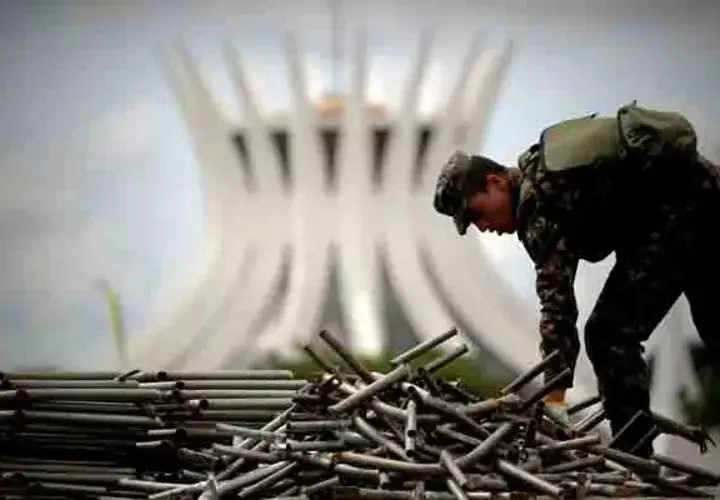 Revisan las medidas de seguridad para la investidura del nuevo presidente de Brasil. FOTO/EFE