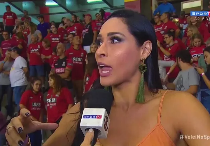 Jaqueline Carvalho daba sus impresiones del partido cuando perdió el conocimiento.