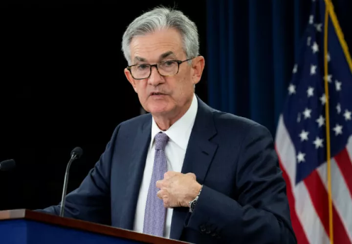 El presidente de la FED, dijo que la visión sobre los tipos de interés ha cambiado significativamente este año. Foto/EFE