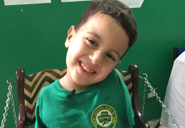 Jesús Daniel Ávila tiene 4 años y cursa el kínder. /Foto Juan Carlos Lamboglia
