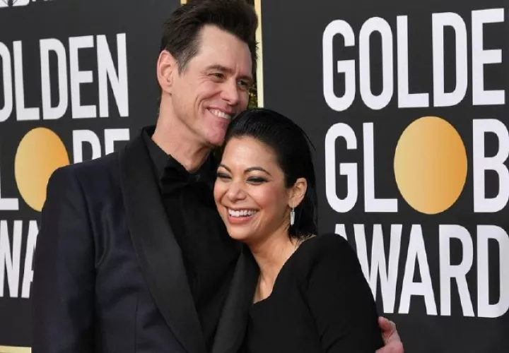 Jim Carrey y Ginger Gonzaga. 