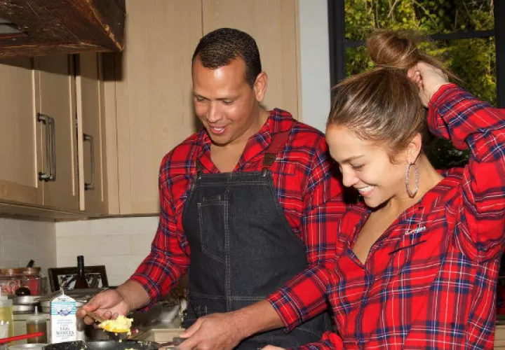 Jennifer López y Alex Rodríguez. 