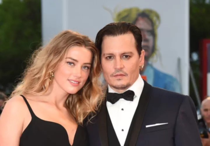 Johnny Depp y Amber Heard.