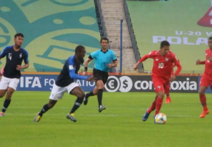 La Sub-20 de Panamá  cayó ante Francia. Foto: Fepafut