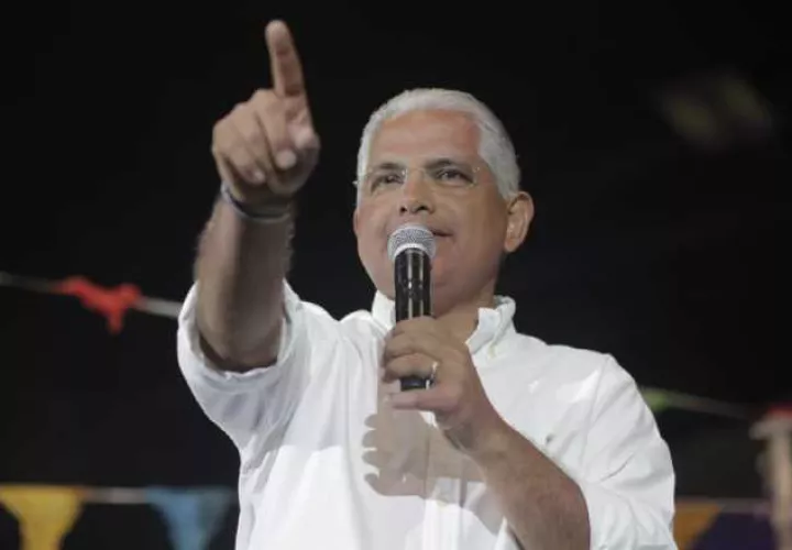 El candidato del panameñismo sigue recorriendo el país. Foto: Cortesía
