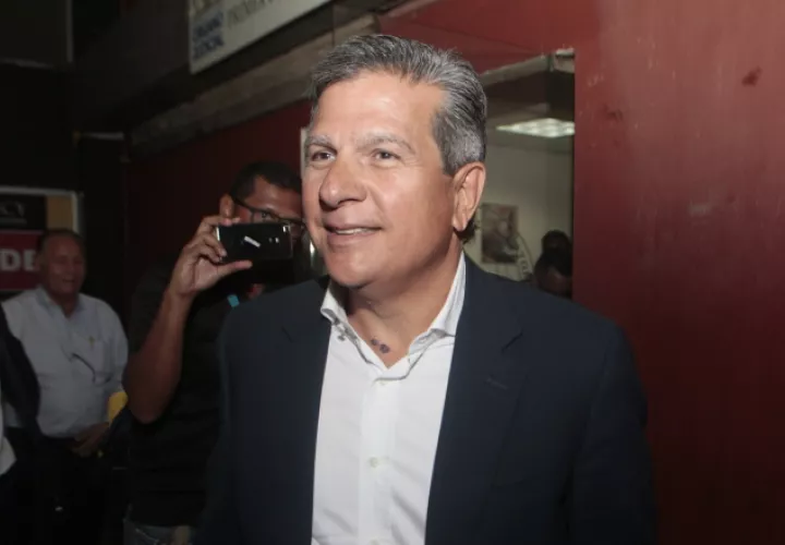 El hermano del expresidente Juan Carlos Varela acudió a declarar. Foto de Víctor Arosemena