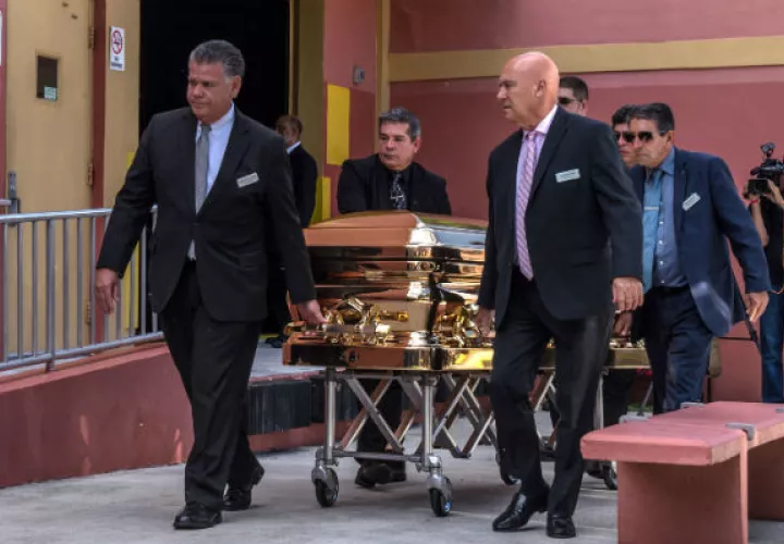 Despiden a José José en Miami. Foto/AP