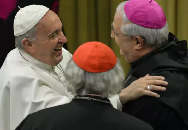 Cardenal José Luis Lacunza cumple 75 años y debe presentar su renuncia al papa Francisco. Foto/Archivos
