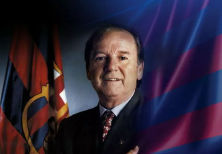 El empresario Josep Lluís Núñez estuvo al frente del FC Barcelona por 22 años. Foto:@FCBarcelona