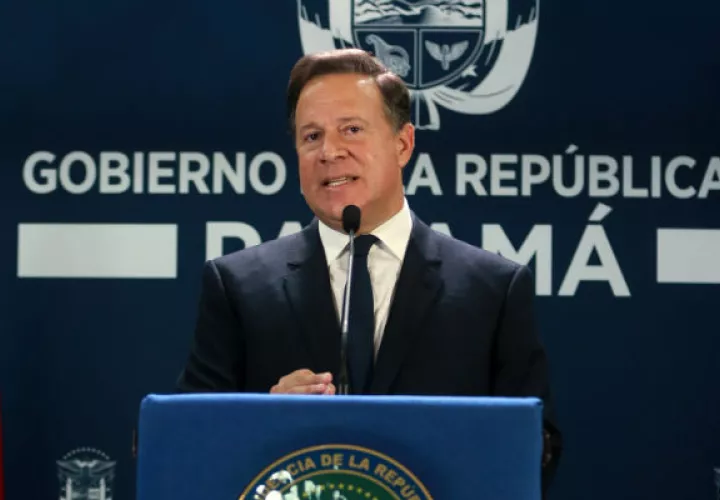 Presidente Juan Carlos Varela. Foto/archivo