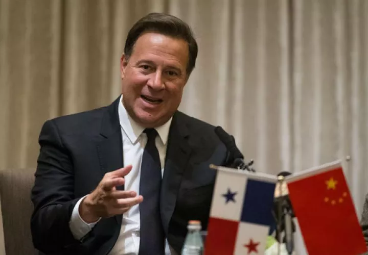 Expresidente Juan Carlos Varela no hace público el monto de sus bienes patrimoniales. Foto: Panamá América.